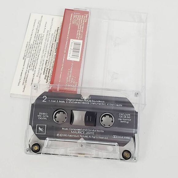 GHOST (Motion Picture Soundtrack, 1990) [Cassette Tape] - Picture 3 of 4